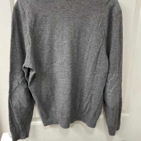 Michael Kors Merino Wool Gray Sweater Large - Picture 4 of 8
